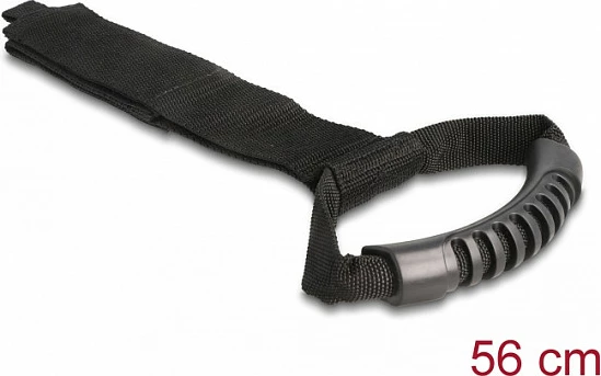 Rrip mbajtës DeLOCK me Velcro 560 x 50 mm, 2 copë, i zi