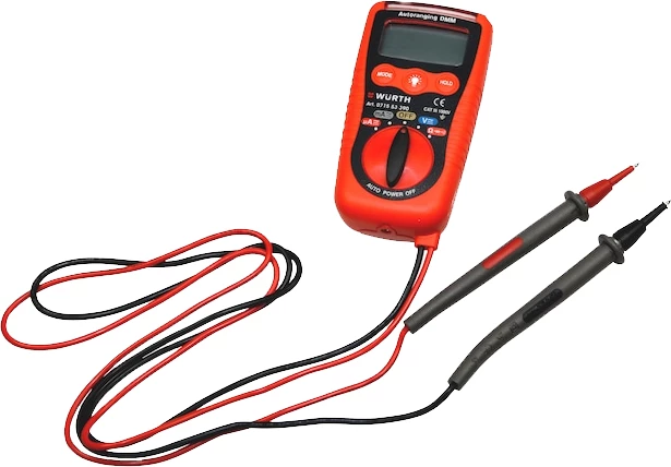 Multimetër digjital, Würth, 50-400Hz