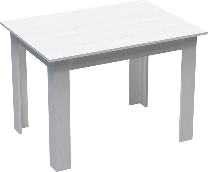 Tavolinë Manka, ngjyrë e bardhë, 110x80x77cm