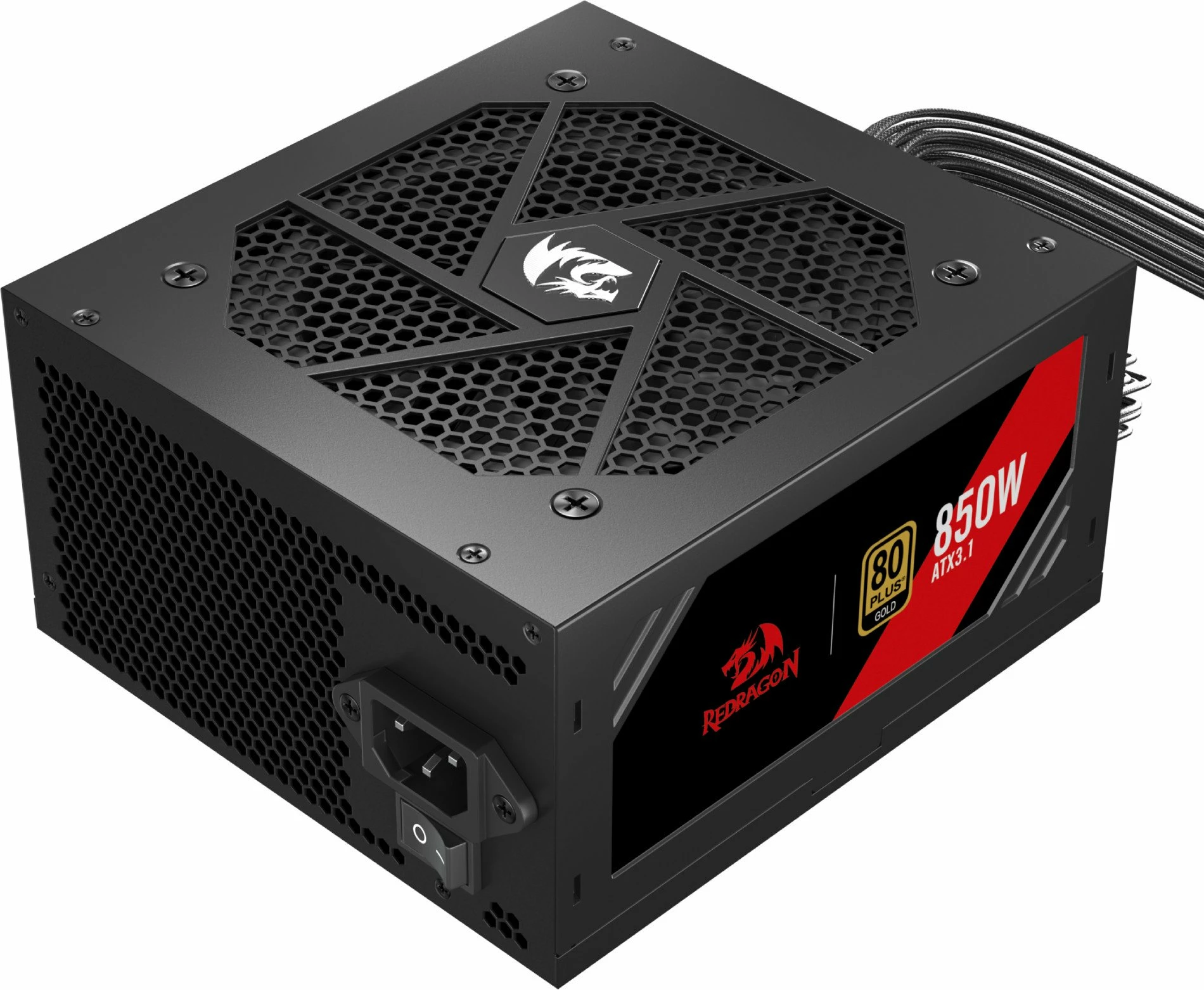 Furnizues rryme për PC Redragon GC-PS007-SE 850W ATX 3.1 80 Plus Gold full modular, e zezë