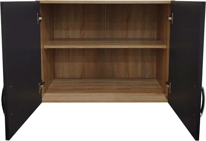 Dollap dy-dyerësh Lego loft, ngjyrë sonoma-gri e errët, 79x41.5x60cm