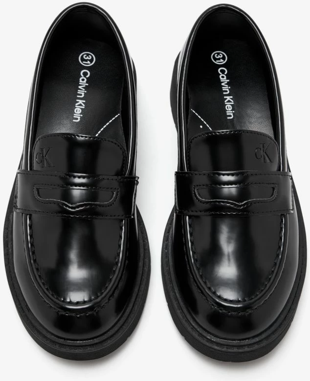 Mokasina Calvin Klein LOW CUT SHOE V3X4-83181-1453999, të zeza