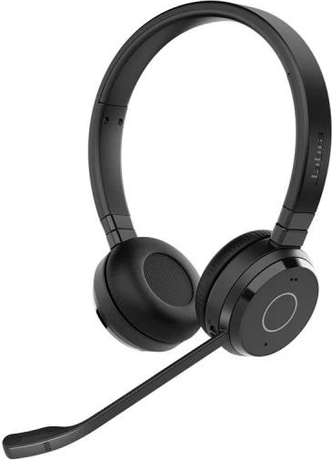 Kufje wireless Jabra Evolve 65 TE Stereo 6699-833-399, Bluetooth 5.2, 30m, 16h, me mikrofon boom, me USB dongle, e zezë