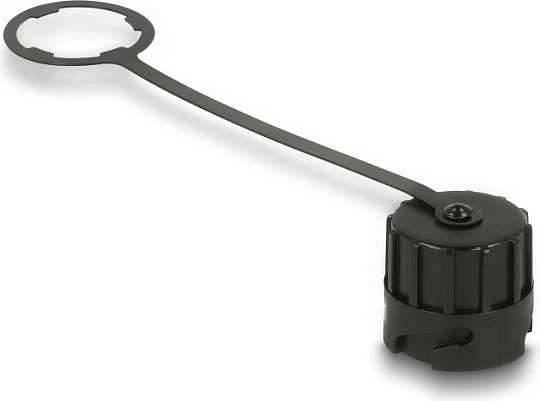 Kapak mbrojtës DeLOCK për prizë RJ45 67049, IP68, i zi