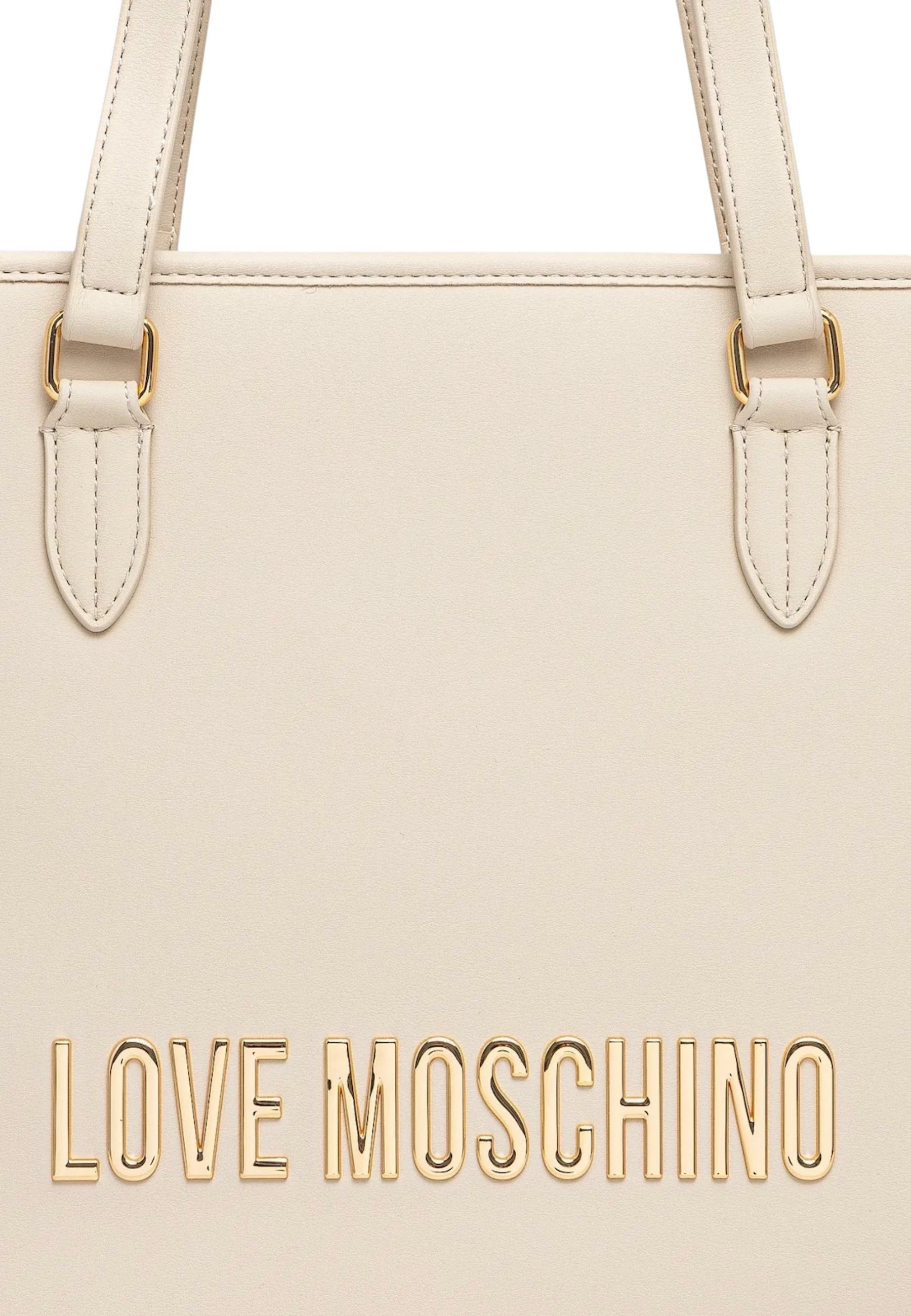 Çantë tote për femra Love Moschino JC4190PP1, krem