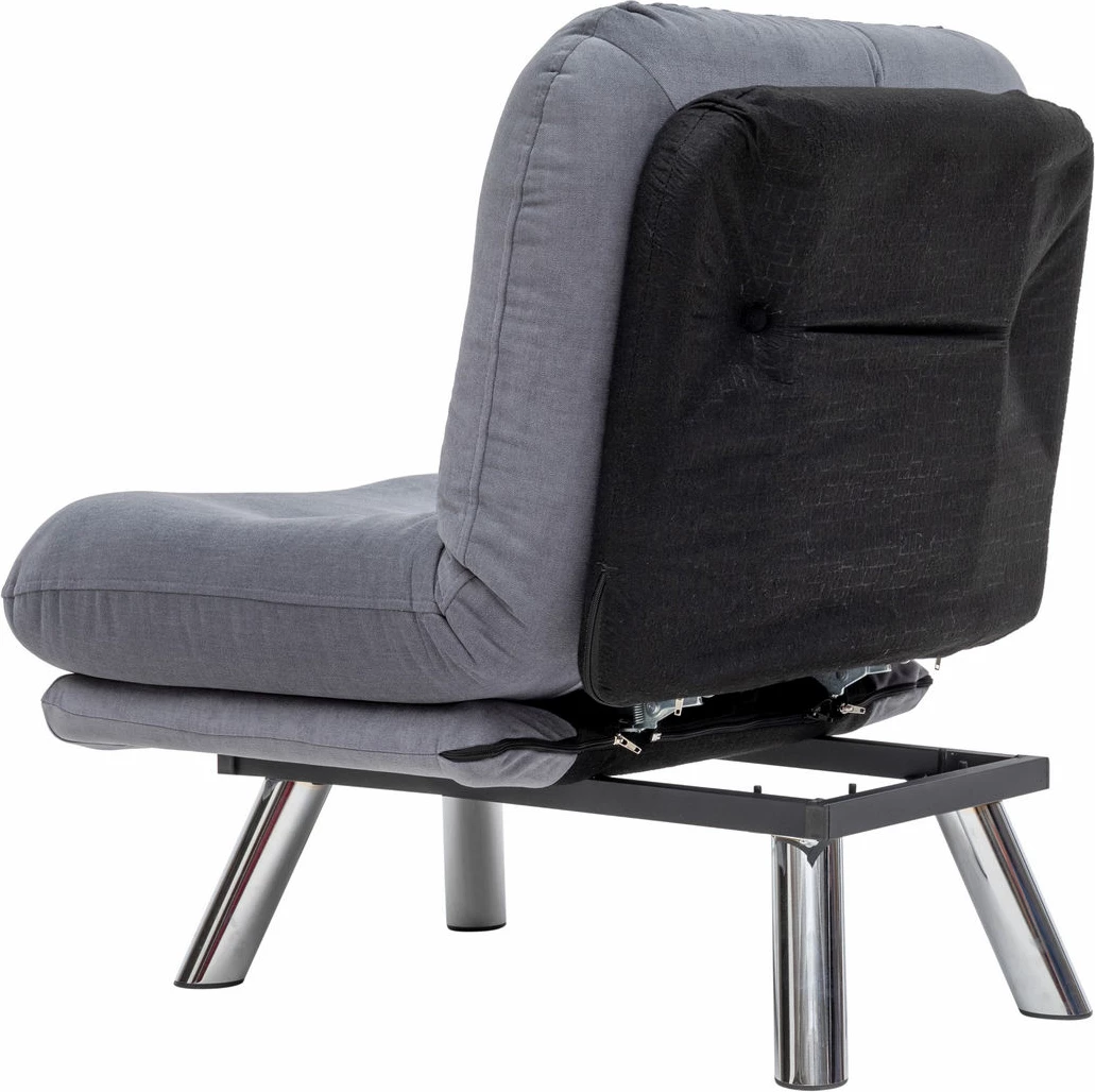 Krevat-karrige një vendëshe, Atelier del Sofa, Misa Small Solo, ngjyrë gri