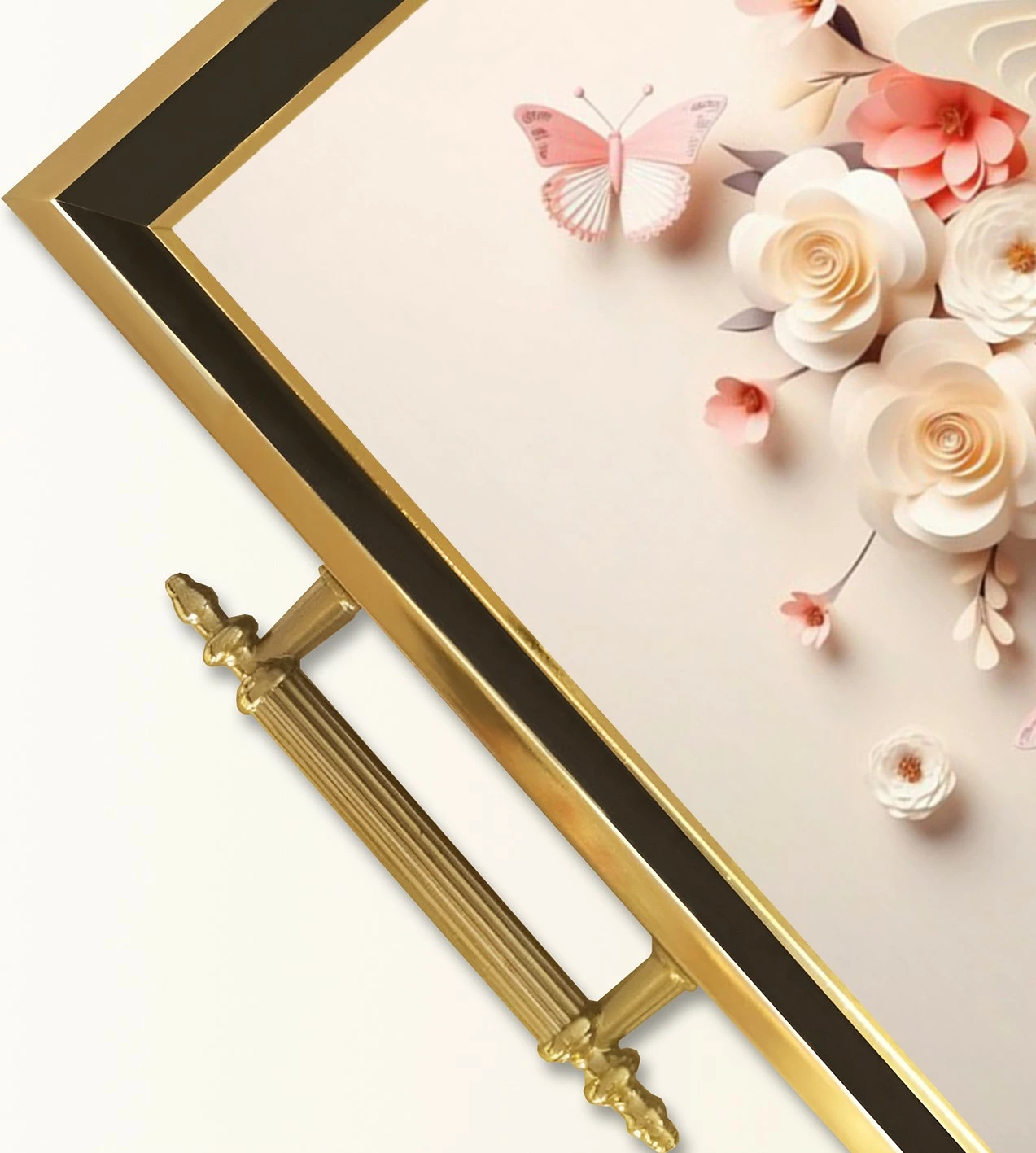 Tabaka dekorative prej qelqi, dizajn Aberto, TPA9900, shumëngjyrëshe