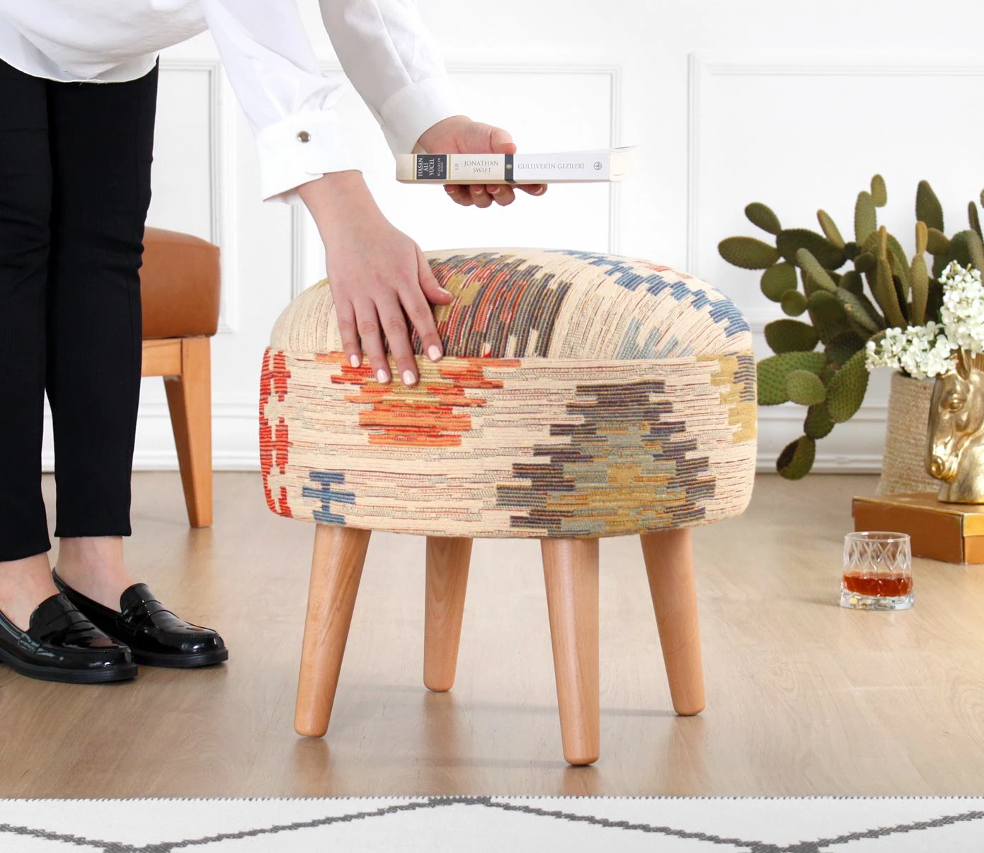 Puf Atelier del Sofa, Sefian, krem