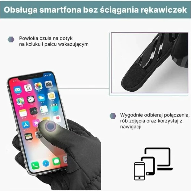 Doreza dimri për biçikletë Rockbros, të zeza