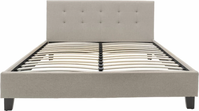 Krevat dopio Mago, stof fildishi, 150x200cm