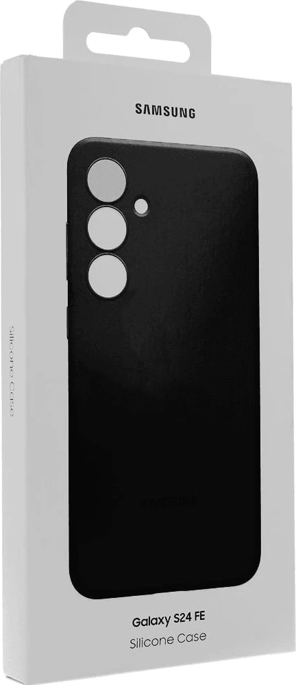 Mbështjellës silikoni origjinal SAMSUNG EF-PS721CBE për Samsung Galaxy S24 FE, i zi