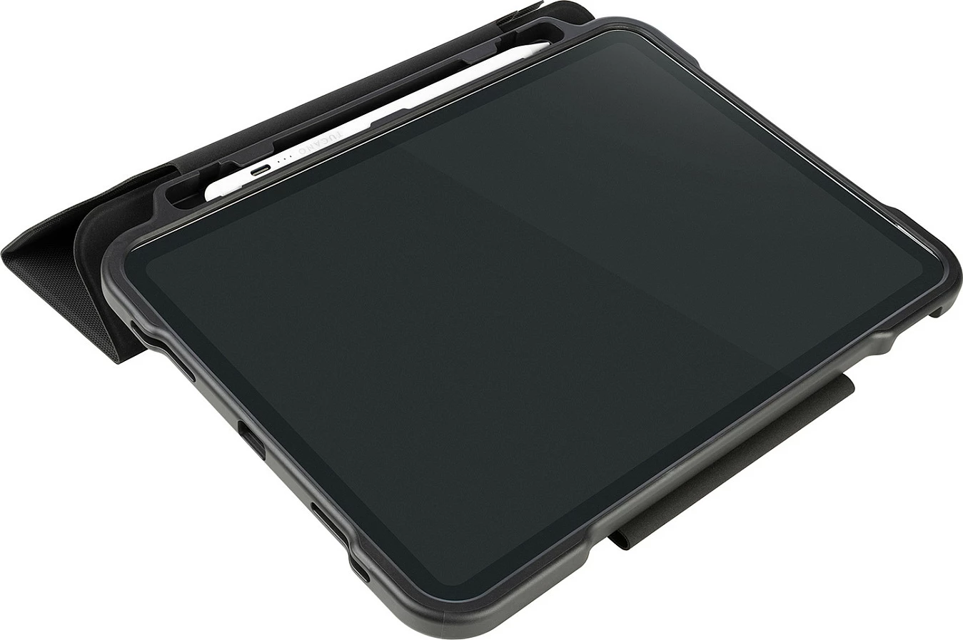 Mbështjellës folio Tucano ALUNNO për iPad 10.2" (Gen 7/8/9/10), rugged antishok, me stand, i zi