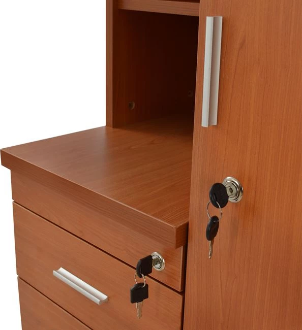 Dollap profesional për zyre, ngjyrë qershie, FH2052.03R, 60x46x120 cm