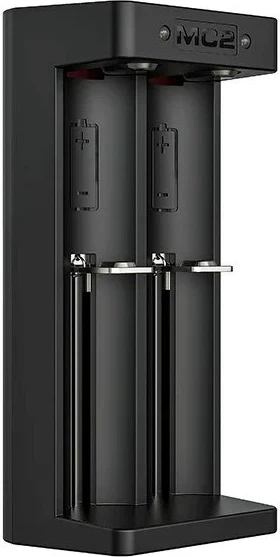 Karikues baterish XTAR MC2C, Li-ion 18650, 2 vende, USB-C, Zi