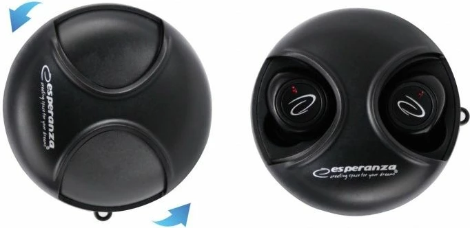 Kufje wireless Esperanza për të gjithë, të zeza