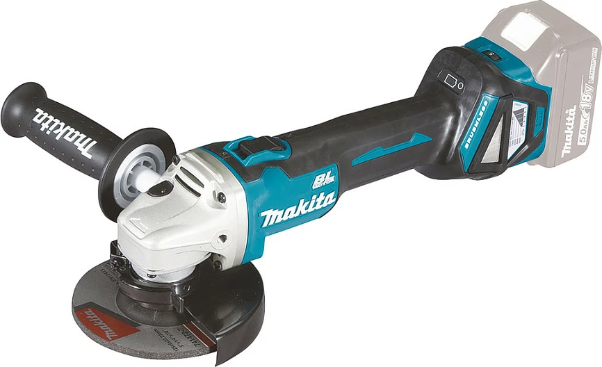 Fleks Makita DGA511Z, 18V, pa bateri, blu/zi