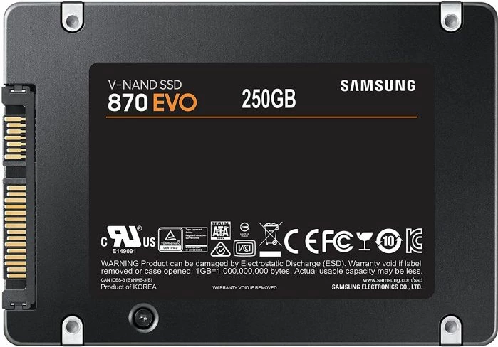 SSD Samsung 870 EVO MZ-77E250B/EU 250GB SATA3 2.5" i zi