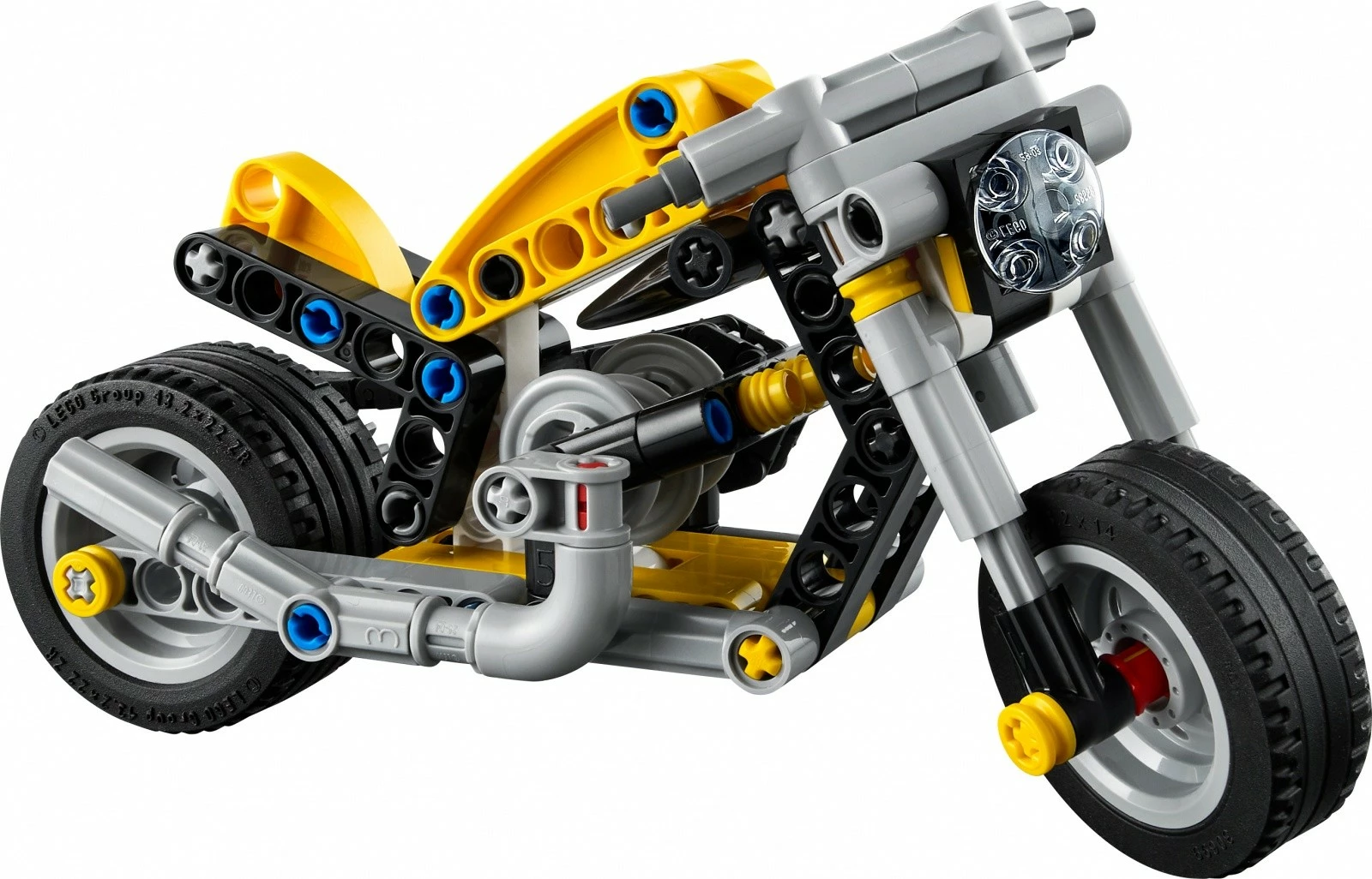 Set ndërtimi LEGO Technic 42225 Yellow Motorcycle, 151 pjesë, 7+, e verdhë