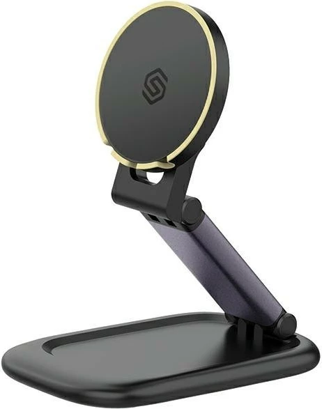 Stand magnetik MagSafe SODI BM310, i palosshëm, i rregullueshëm, me pllakë magnetike të ndërrueshme, Black