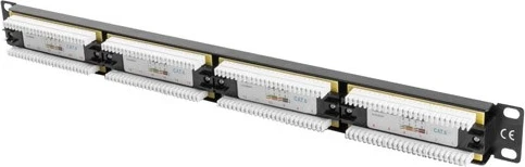 Panel patch Lanberg PPU6-1024-B, 1U, i zi