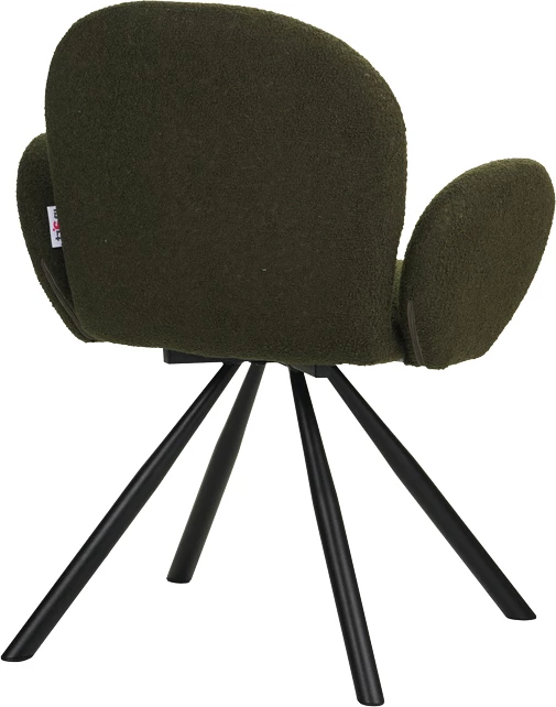 Karrige Garzele Inart, material teddy, këmbë metalike, 68x66x82.5cm