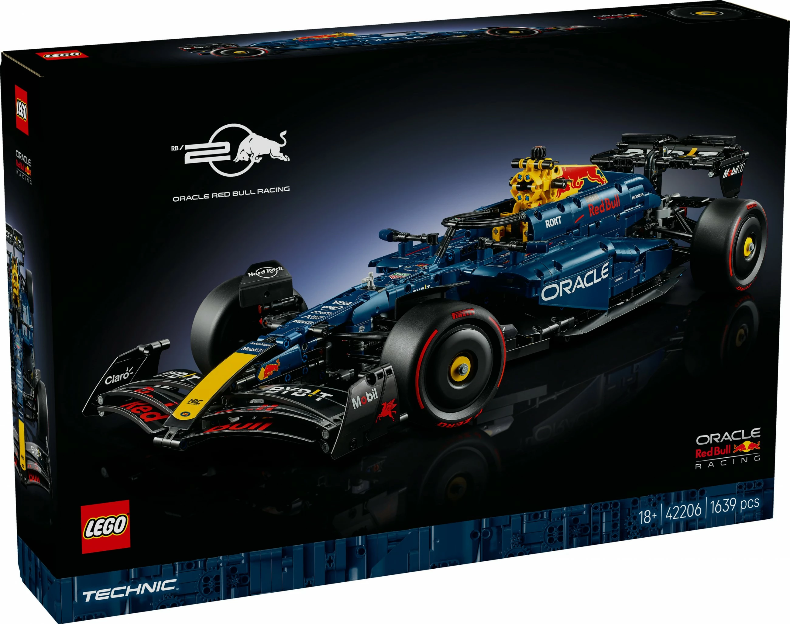 Set ndërtimi LEGO Technic Oracle Red Bull Racing RB20 F1, 1639 pjesë, multingjyrësh