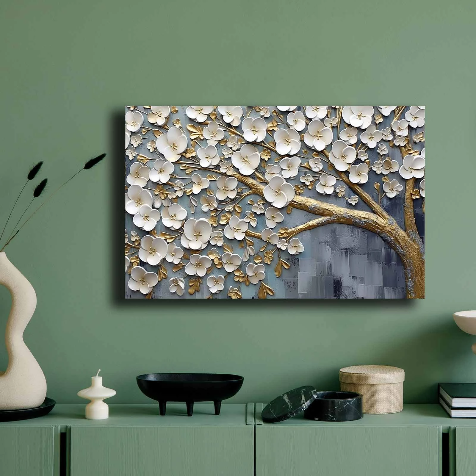 Pikturë dekorative në kanavacë, shumëngjyrëshe, 45x70cm, 4570GSC-003