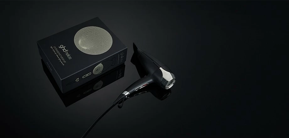 Tharëse flokësh ghd Helios, DC, 120 m³/h, e zezë