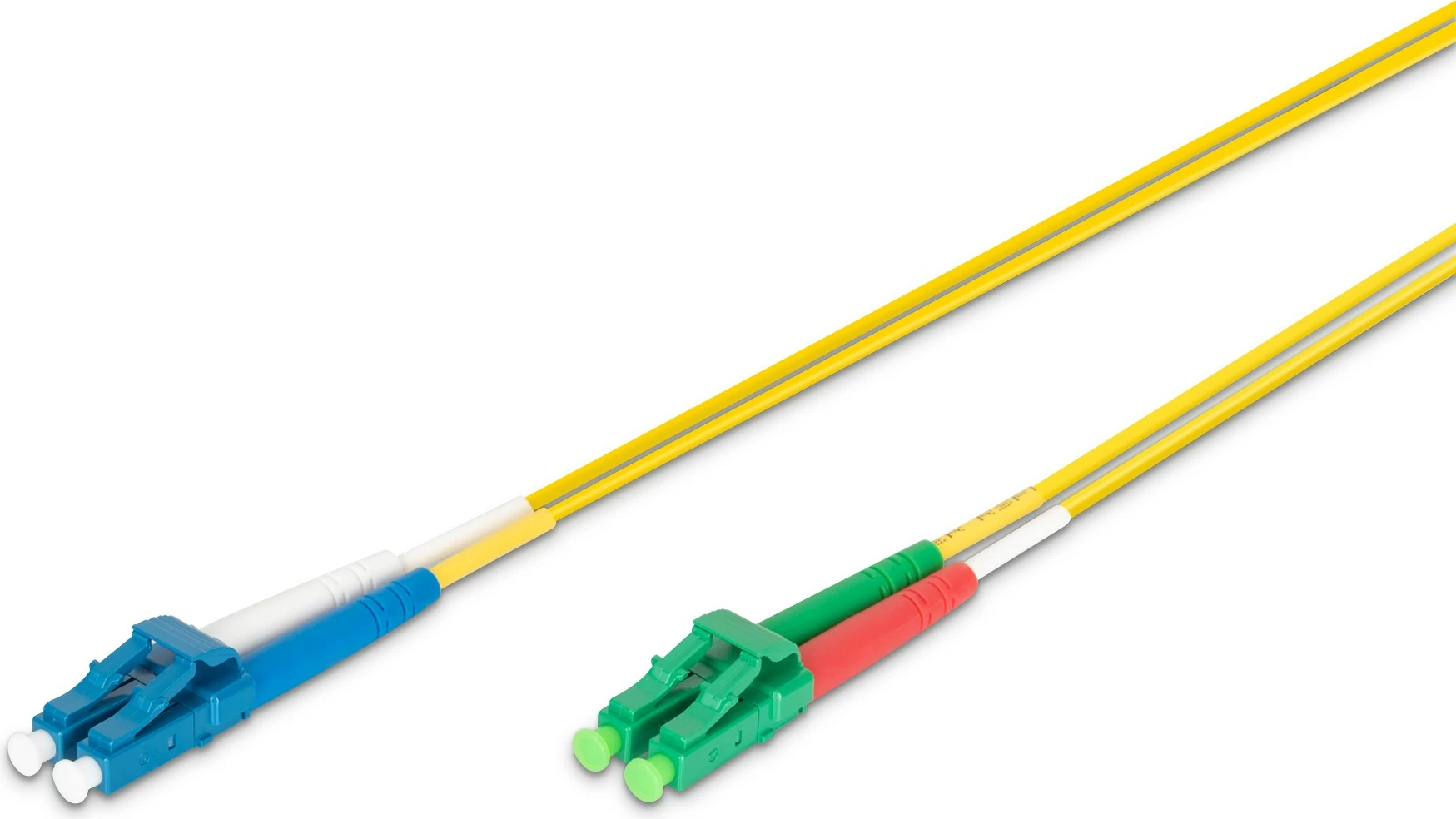 Patch cord optik Digitus LC-LC OS2 2m verdhë