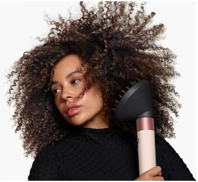 Tharëse flokësh Dyson Airwrap Multistyler i.d. Curly+Coily, 1300W, 6 koka, pastel rozë/rozë ari