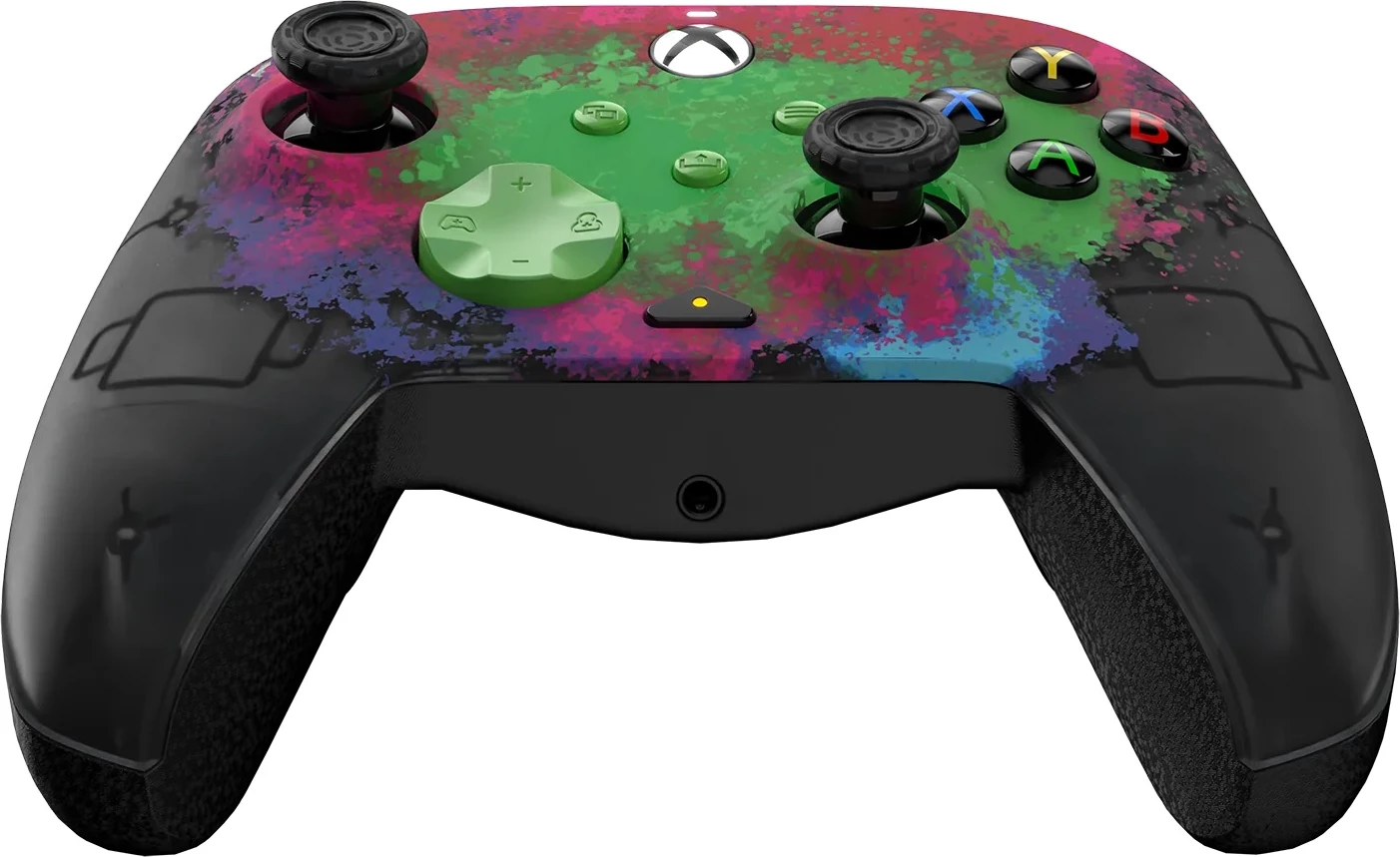 Kontroller me kabllo për Xbox PDP Rematch Space Dust, USB-C 2.4 m, glow in the dark