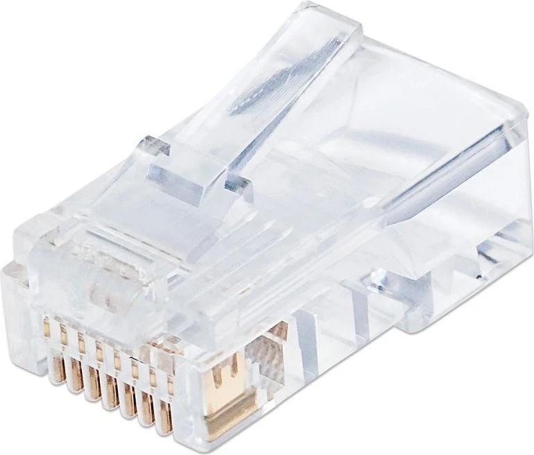 Adapter Techly, RJ45 Cat5e UTP, transparent