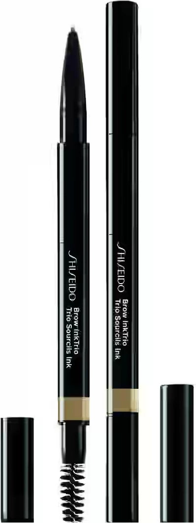 Laps dhe pluhur për vetulla Shiseido InkTrio 02 Taupe, 1 copë