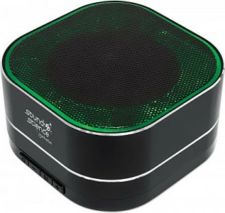 Altoparlant Bluetooth MANHATTAN Sound Science Metallic LED, Bluetooth 5.0, mikrofon, FM radio, MicroSD, zi
