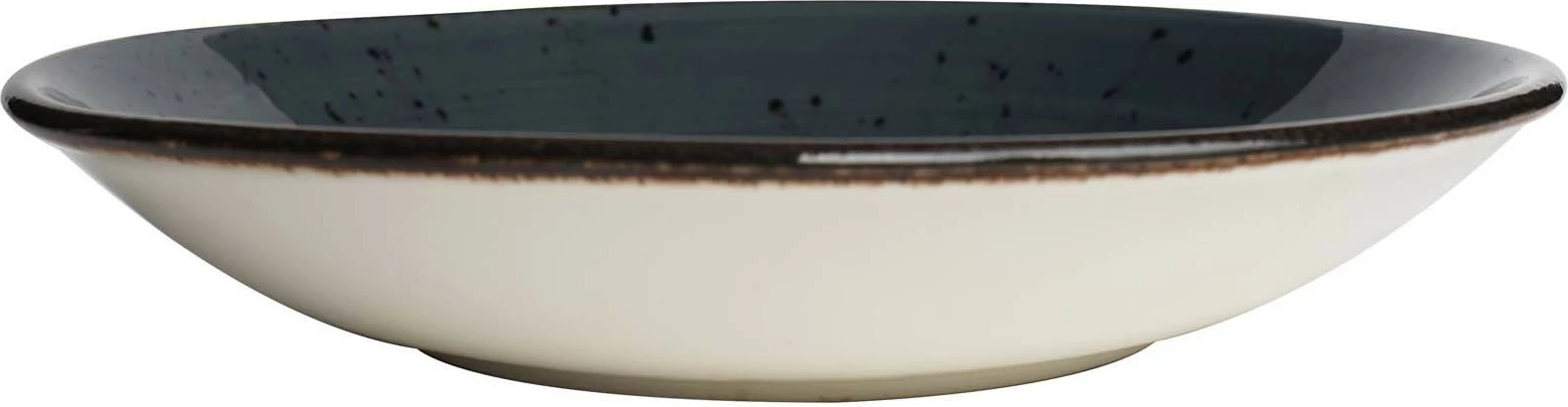 Pjatë coupe e thellë Fine Dine Arando 230 mm / 900 ml, porcelan, gri, set 6 copë