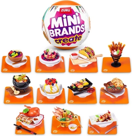Mini Brands Create MasterChef – Kapsulë Misterioze nga ZURU (Modele të ndryshme)