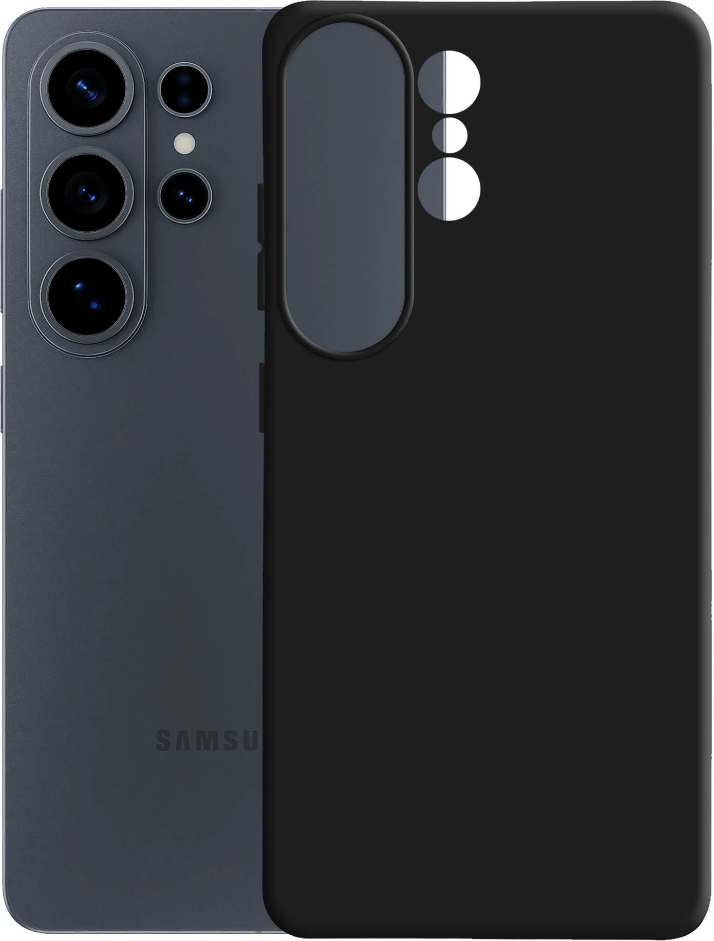 Mbështjellës 3mk Protection Matt Case për Samsung Galaxy S26 Ultra, TPU, mbështetje për karikim wireless, Absorber125, e zezë mat