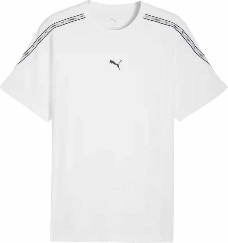 Maicë për meshkuj Puma Tape Tee 691693 02, e bardhë [Madhësia: S]