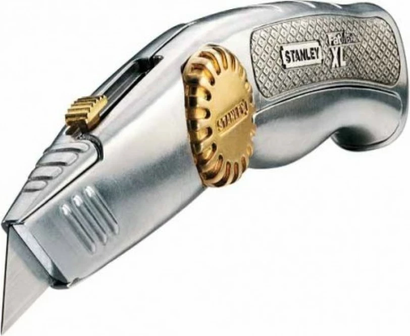 Thikë utility Stanley FatMax XL 0-10-819, teh trapez, trup alumini, depo 15 tehe, Argjendtë