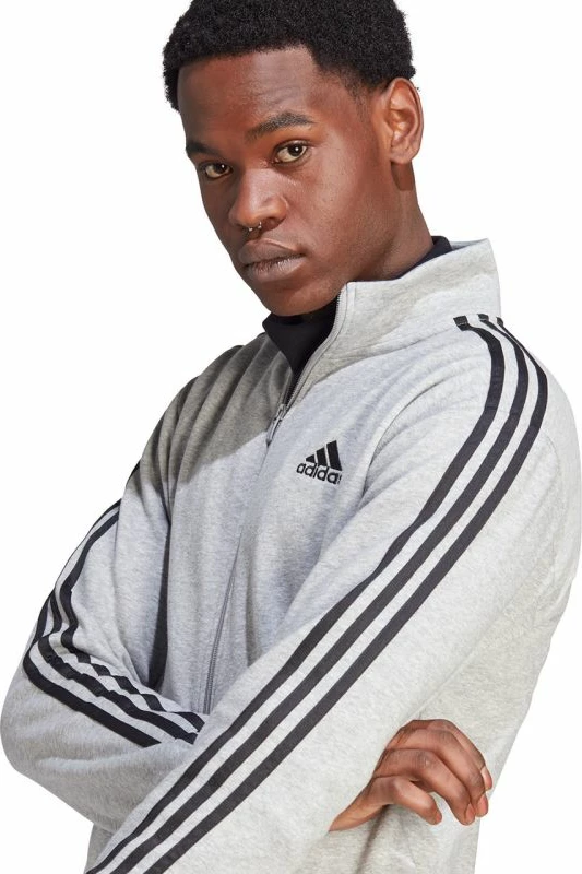 Trenerka për meshkuj adidas, e zezë dhe gri