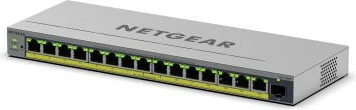 Switch Netgear GS116EPP-100EUS, 16 porte, 100 Mbps