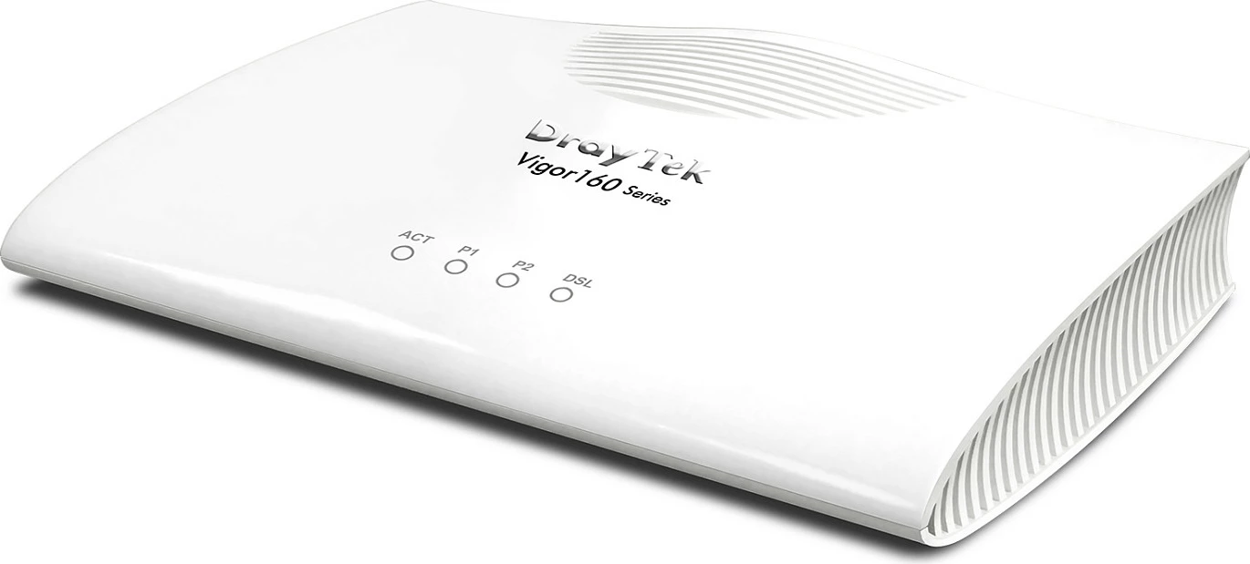 Modem DrayTek Vigor 166, VDSL2/G.fast, 2x Gigabit LAN, i bardhë