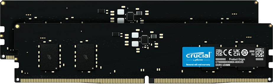 RAM Memorje Crucial CT2K8G56C46U5 16GB (2x8GB) 5600MHz Dual-Kit e zezë