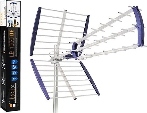 Antenë TV Libox LB-1000, DVB-T - 16,5 dB