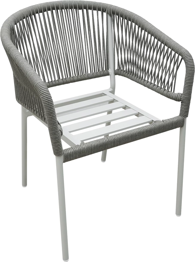 Karrige Tondo, ngjyrë latte, off white, 62x57x80cm