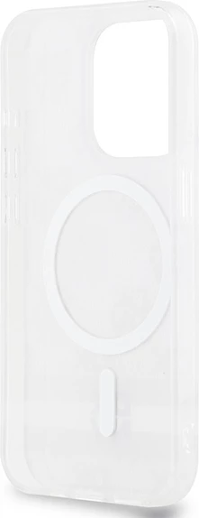 Mbështjellës DKNY IML Checkered Mono Pattern & Printed Stripes MagSafe për iPhone 15 Pro, bezhë