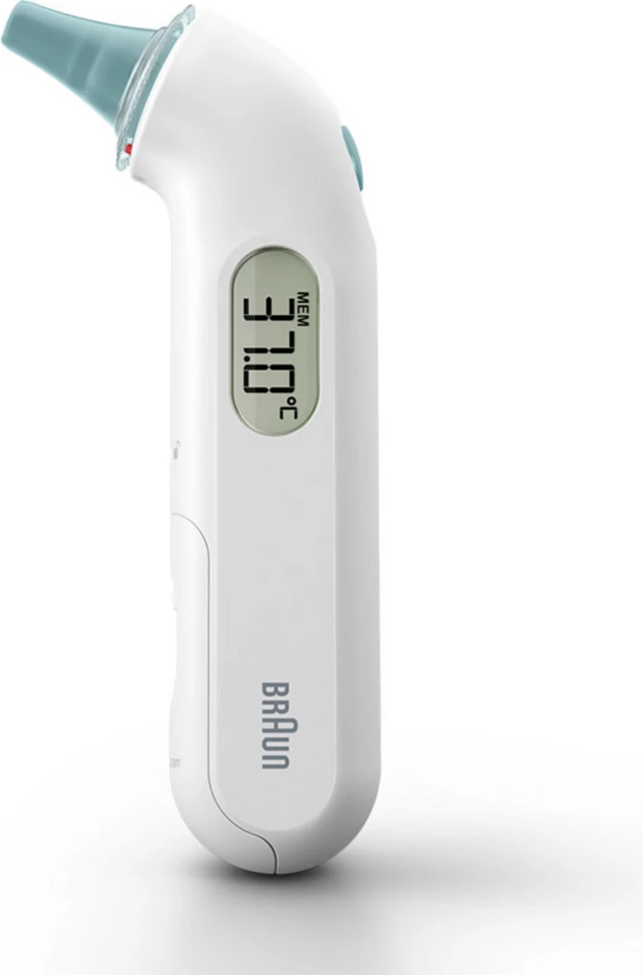 Termometër klinik, Braun, IRT3030WE, digjital për vesh, i bardhë