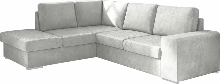 Kënd divan Eddi, krejtësisht i majtë, krem, 248x213x90