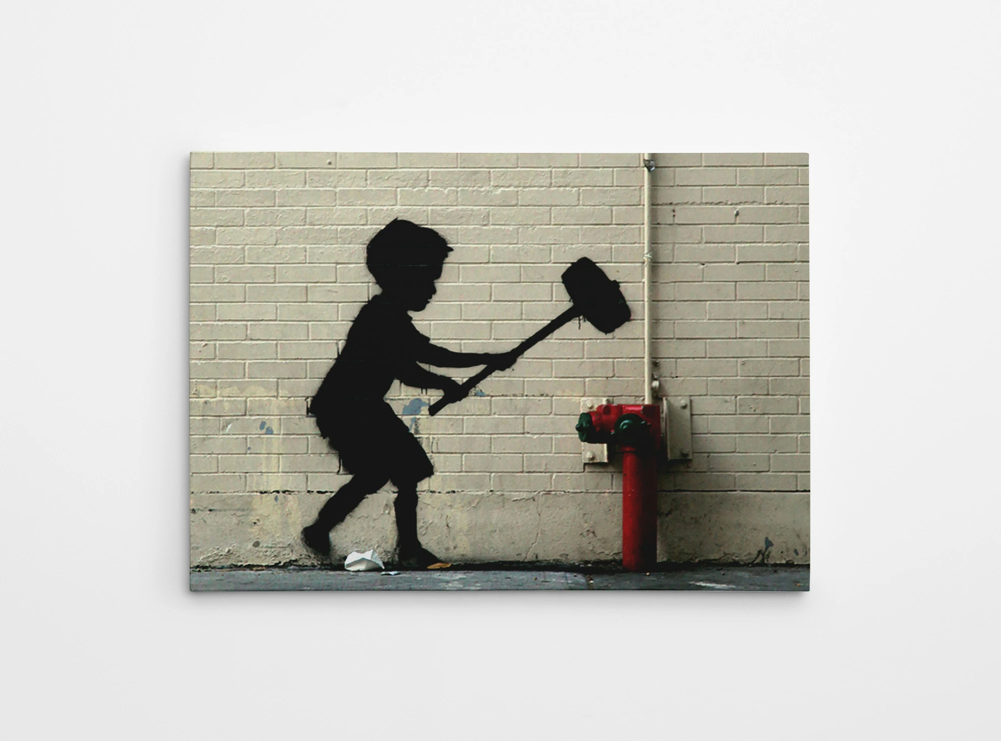 Pikturë dekorative në kanavacë, Banksy, WY34, 50x70cm