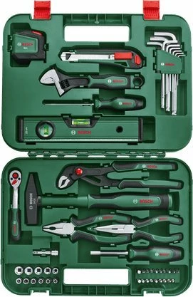 Set veglash dore Bosch Advanced 52 pjesë 1600A02BY7, jeshile